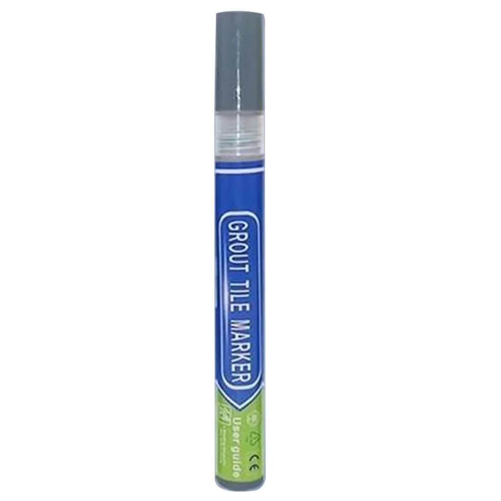 Waterproof Tile Grout Pen | Wall & Floor Seam Marker Grout Repair Pen Qme Gray