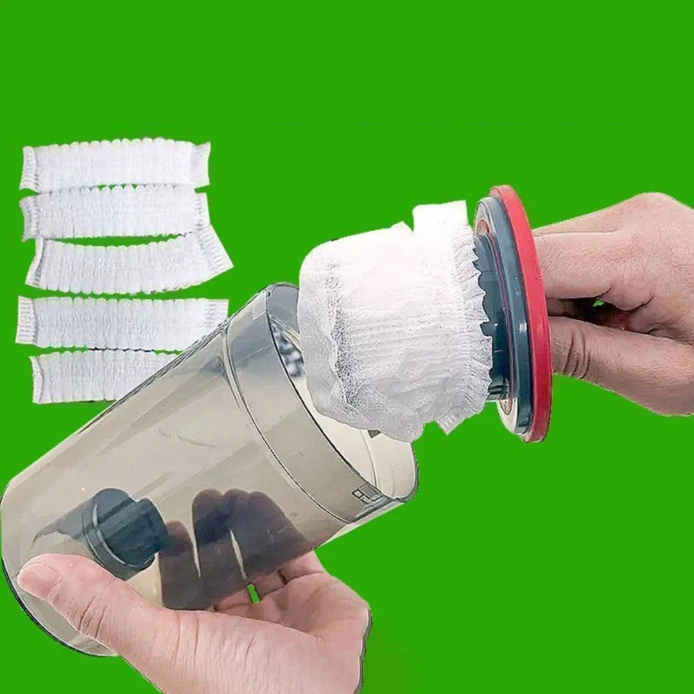 Disposable Vacuum Filter Covers | Non-Woven Fabric 100-Pack Vacuum Filter Cover Qme