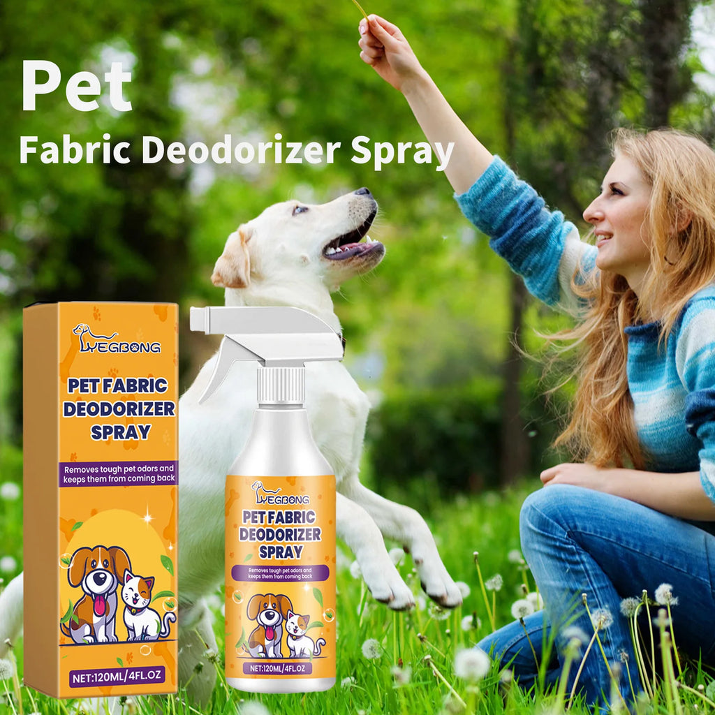 Pet Deodorant Spray – Dog & Cat Odor Eliminator 120ml Pet Deodorant Spray Qst