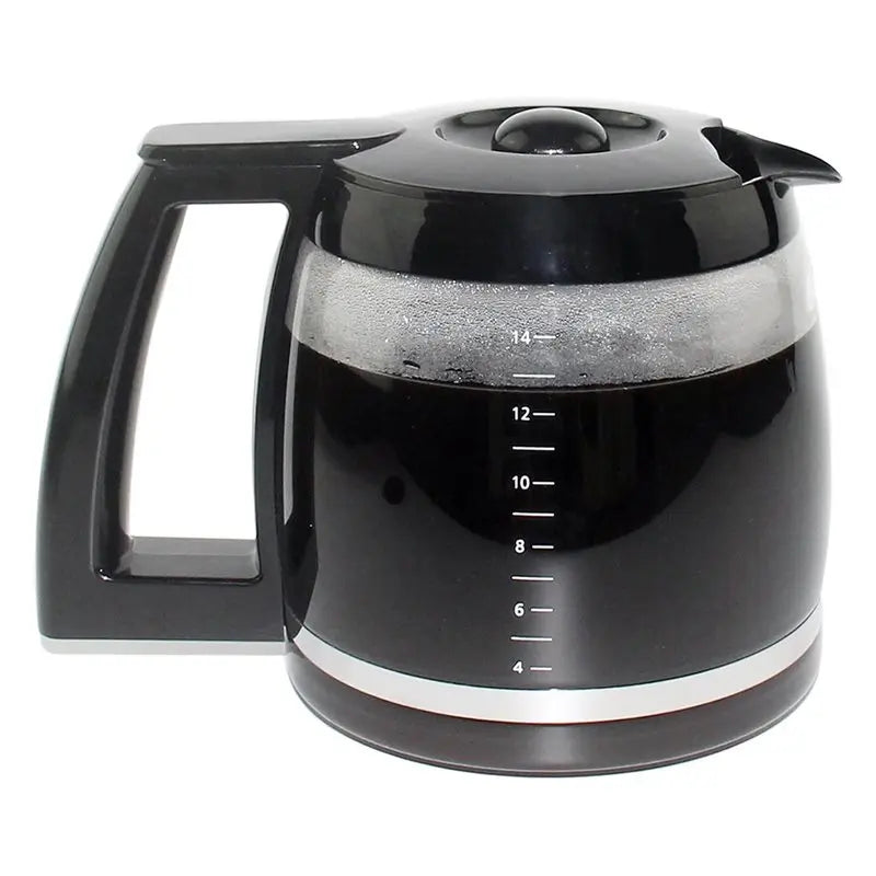 MiLESEEY 14-Cup Borosilicate Glass Coffee Carafe for Cuisinart Glass Coffee Carafe Qst