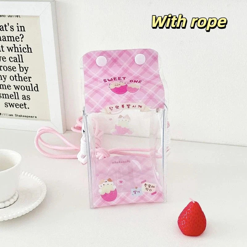 Cute Cartoon PVC Badge Display Bag – Portable & Decorative Badge Display Bag Qme style 2