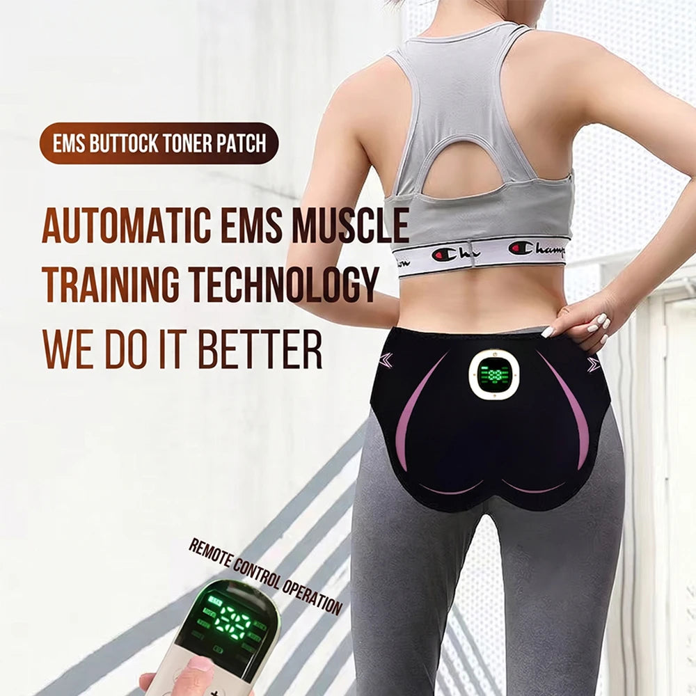 EMS Hip Massager – 8 Modes, 19 Levels, USB-C Rechargeable EMS Muscle Stimulator Qst