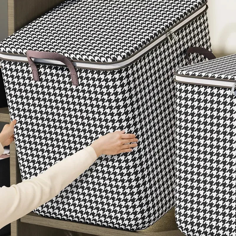 Large Clothes Storage Bag – Quilt & Moving Organizer Tote Clothes Storage Bag Qme