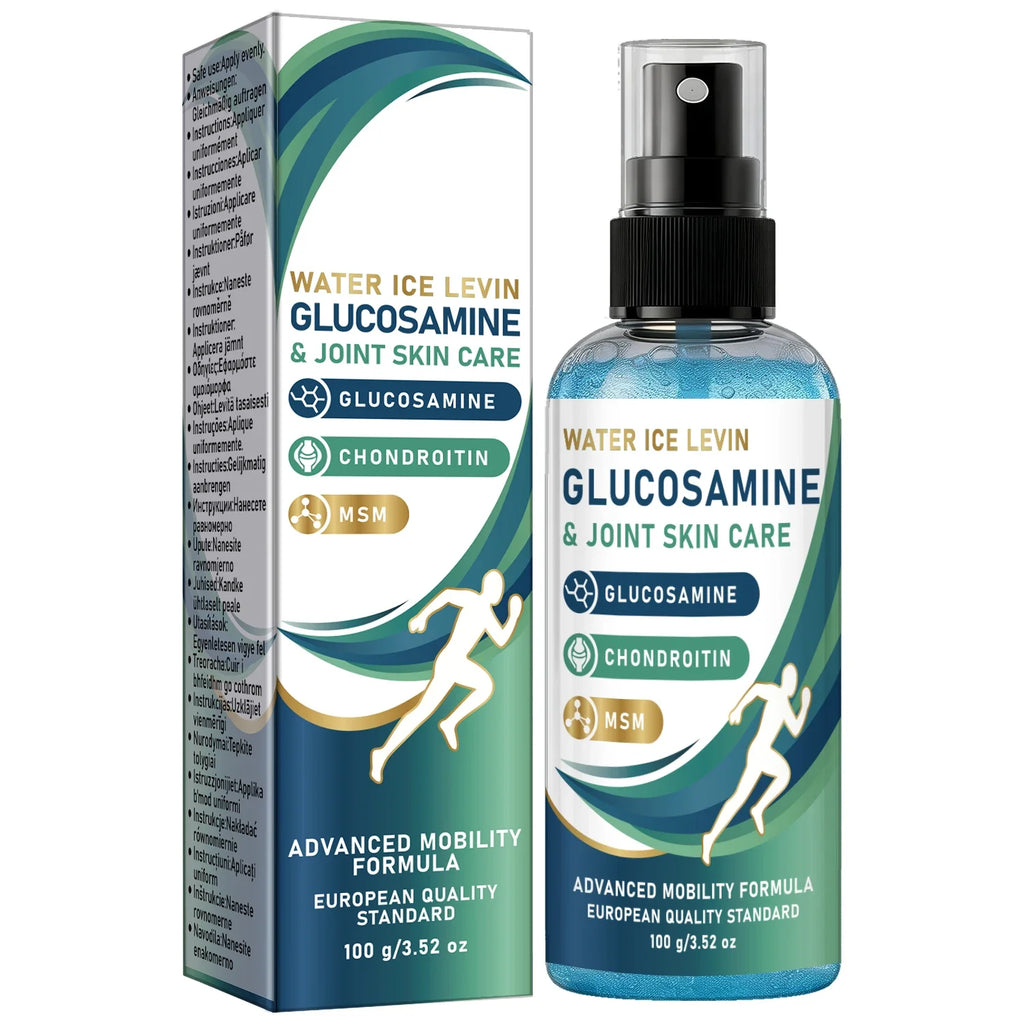 Glucosamine MSM Collagen Chondroitin Joint Support Spray Topical Body Spray Qme SKY BLUE 100g