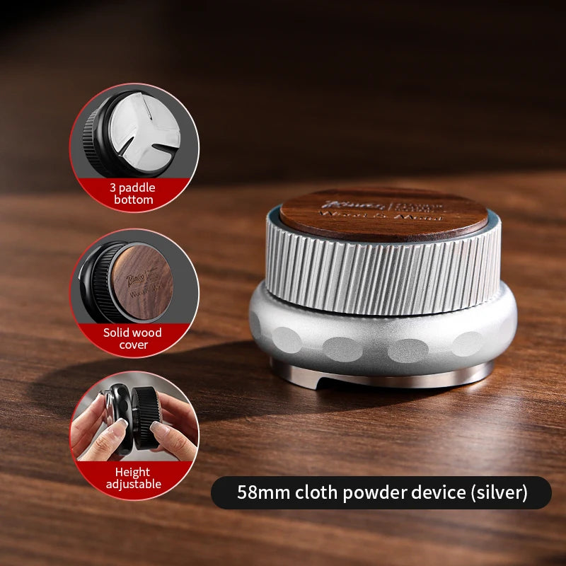 Bincoo Coffee Tamper Station Storage Base 51/58mm Barista Coffee Tamper Station Qst 58mm Distributor