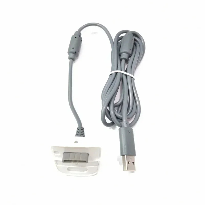 Xbox 360 Wireless Controller Charging Cable 1.8m – Gamepad Controller Charging Cable Qme
