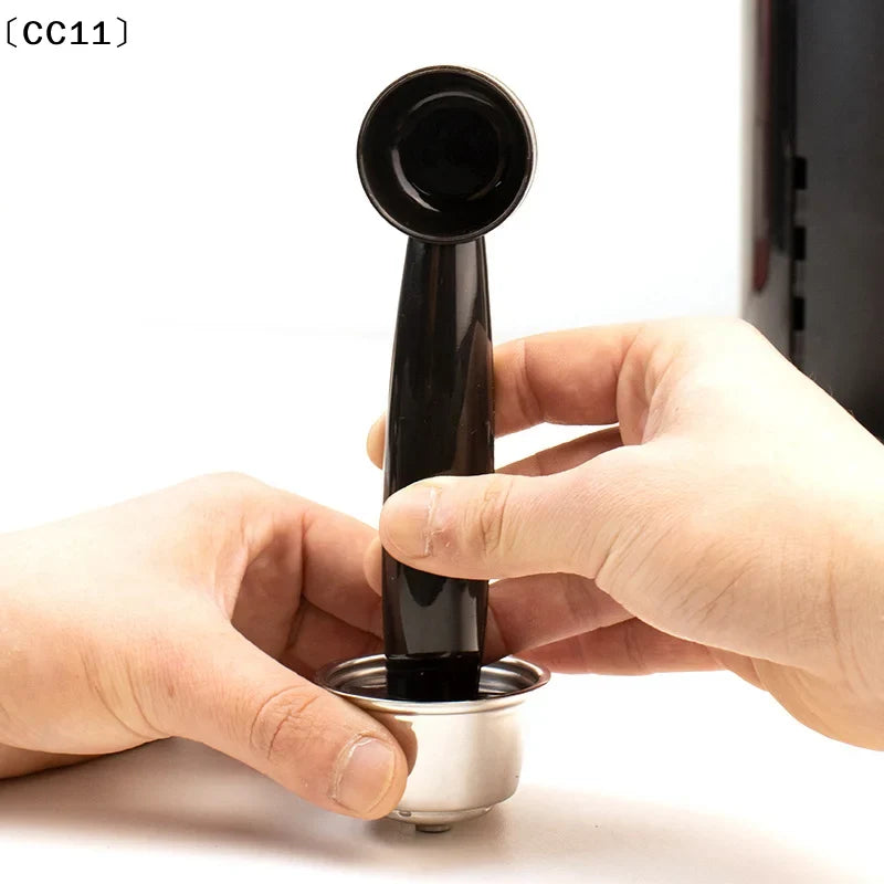 2-in-1 Coffee Measuring Scoop & Tamper – Bean Powder Press Coffee Scoop Tamper Qme