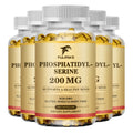 PhosphatidylSerine Capsules – Brain, Memory & Focus Support Brain Health Supplement Qst 5 Bottles 120pcs