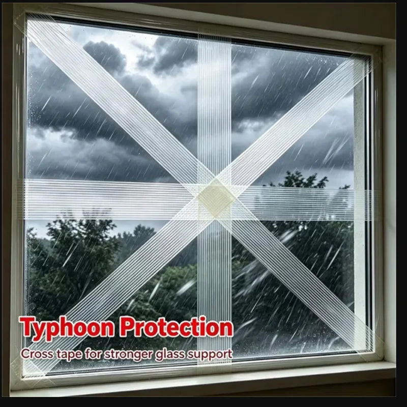 Striped Fiberglass Filament Tape – Strong Adhesive Window Reinforcement Fiberglass Filament Tape Qme