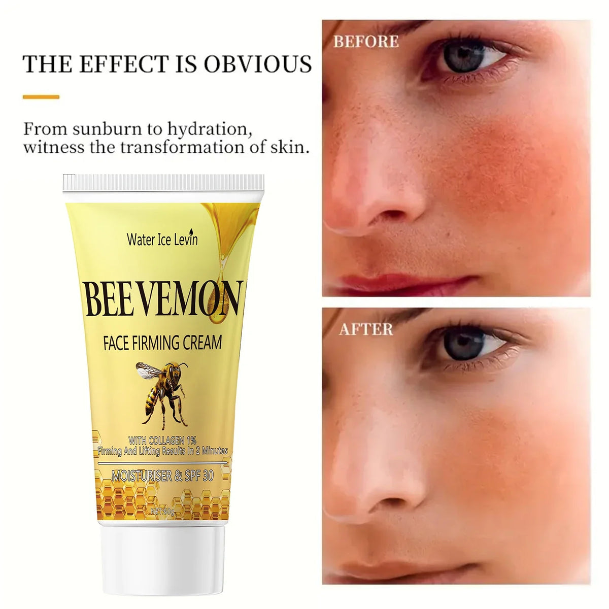 Bee Venom Firming Cream | Collagen Lifting & SPF 30 Face Firming Cream Qme