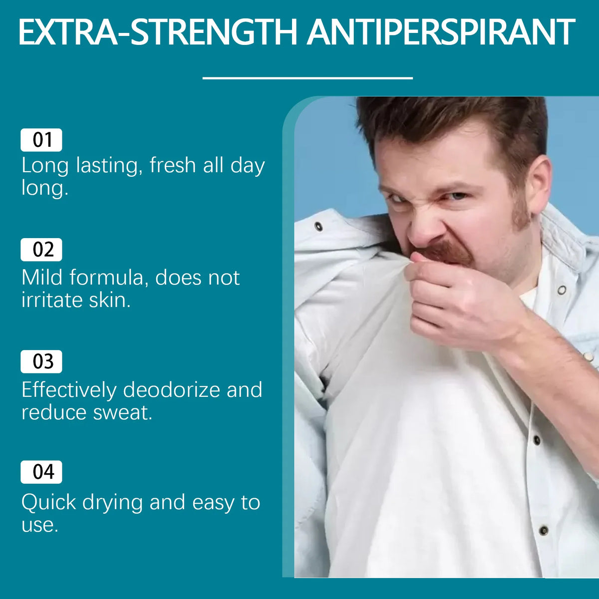 EELHOE Men's Deodorant Stick – Vitamin E & Long-Lasting Freshness Men's Deodorant Stick Qst