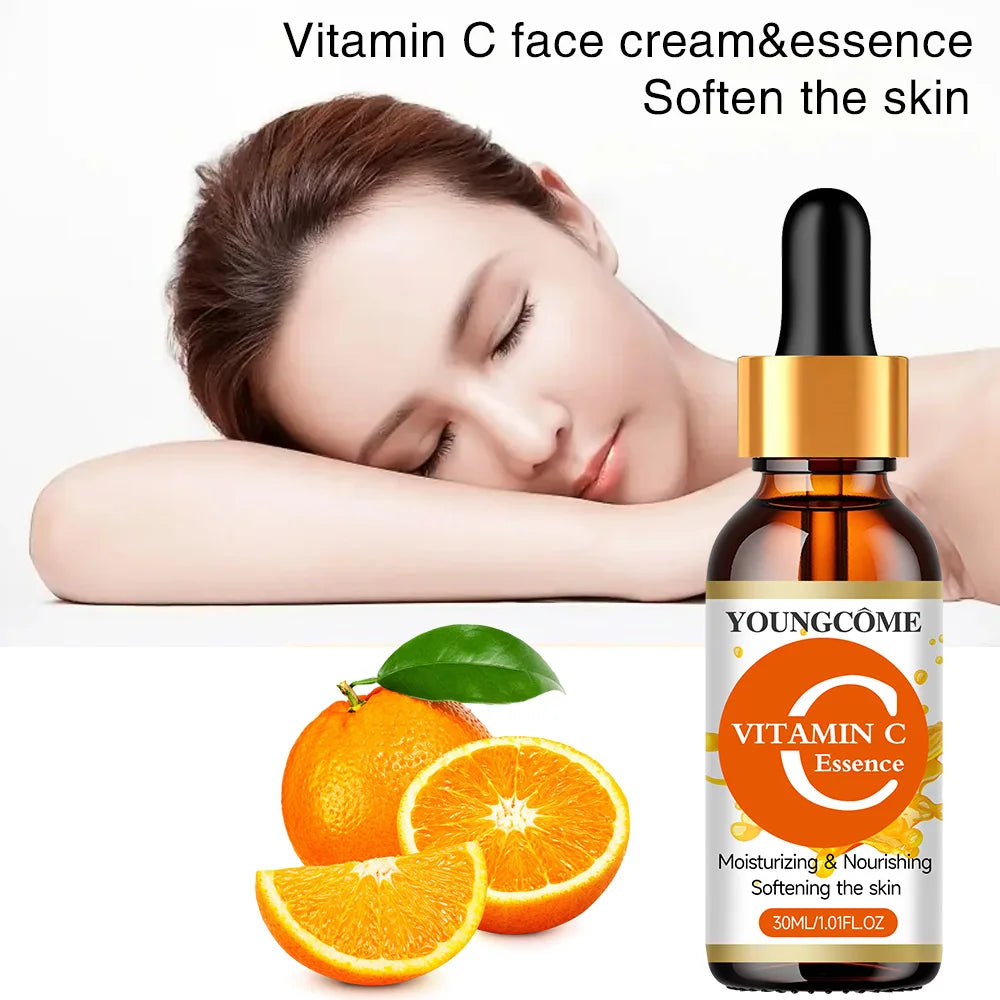 YOUNGCOME Vitamin C Facial Serum – Brighten & Firm Skin Vitamin C Face Serum Qst