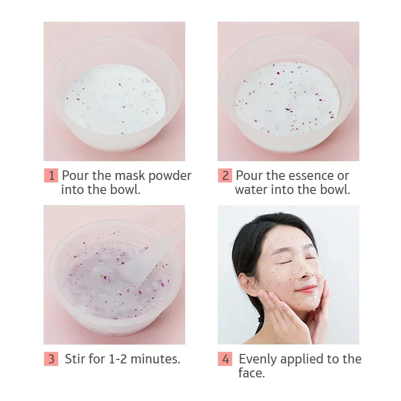 Hydro Jelly Mask Powder – Moisturizing SPA Face Skin Care Jelly Face Mask Qme