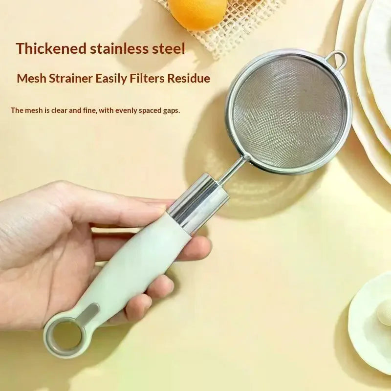 Stainless Steel Mesh Strainer Spoon – Juice, Milk & Sieve Mesh Strainer Spoon Qme