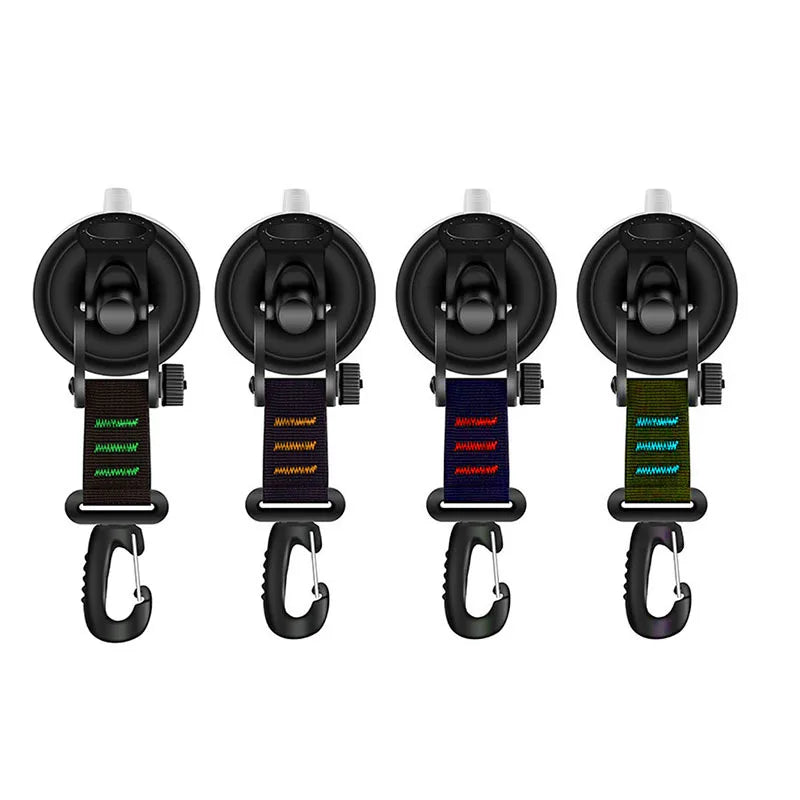 Suction Cup Anchor Hooks – Tarp & Awning Tie Down, 4-Pack Suction Cup Hook Qme