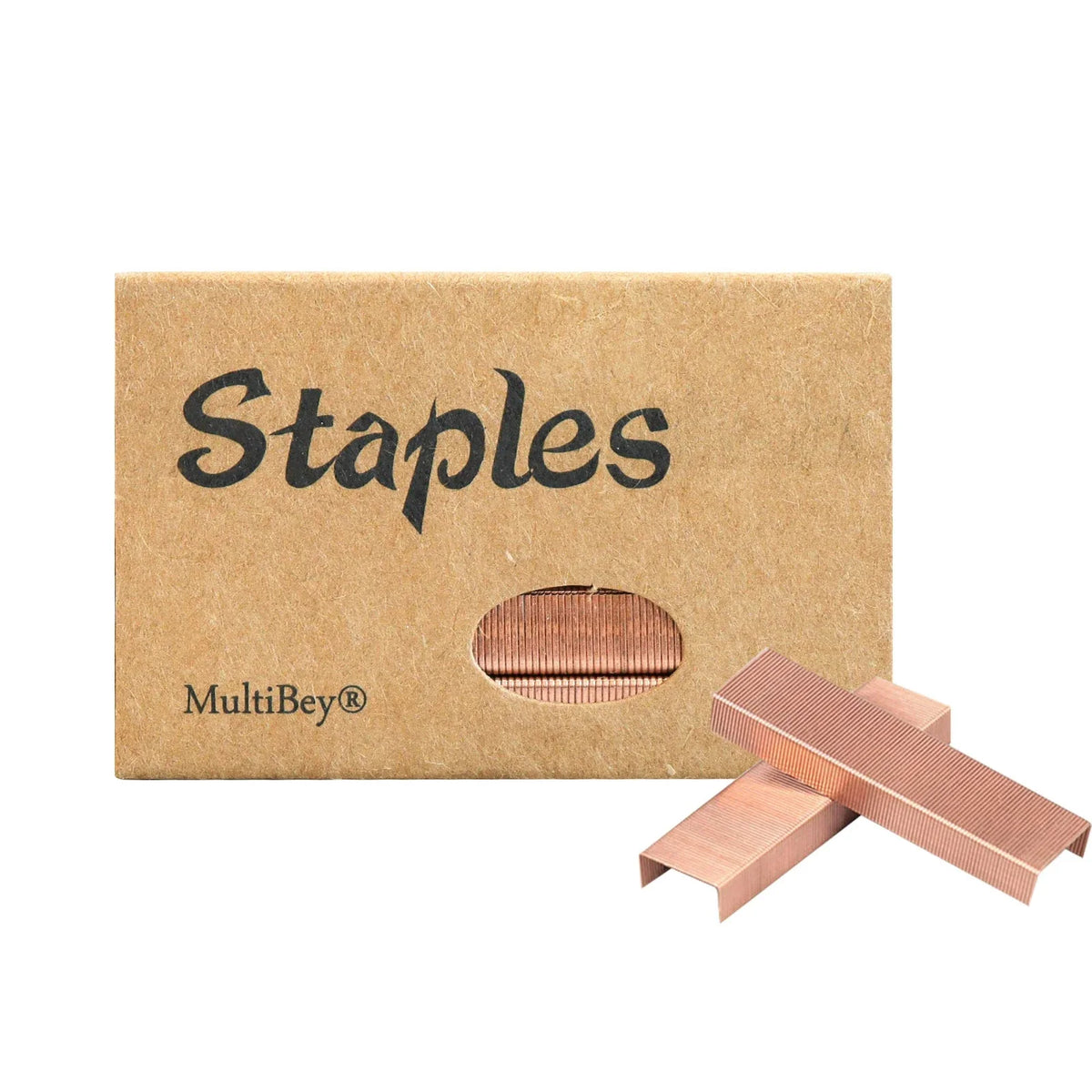 Rose Gold Metal Stapler with 26/6 Staples – Office & School Office Stapler Qme