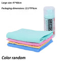 Soft Suede Dog Bath Towel – Absorbent Pet Grooming Towel Pet Grooming Towel Qme L Random color