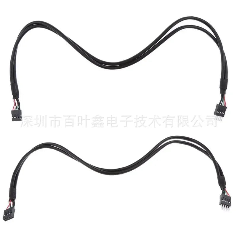 9-Pin Dupont USB Front Panel Extension Cable 515mm USB Extension Cable Qme
