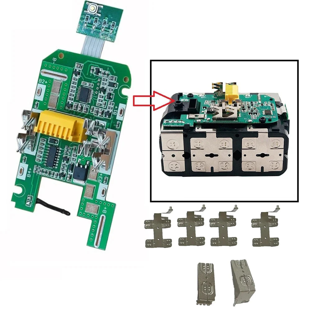 18V Li-ion Battery Power Display & Charging Protection Board Battery Protection Board Qme
