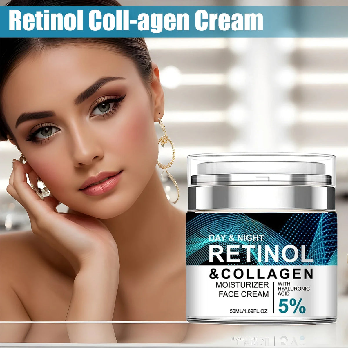 Retinol Face Cream – Firming, Smoothing & Rejuvenating 50g Retinol Face Cream Qme