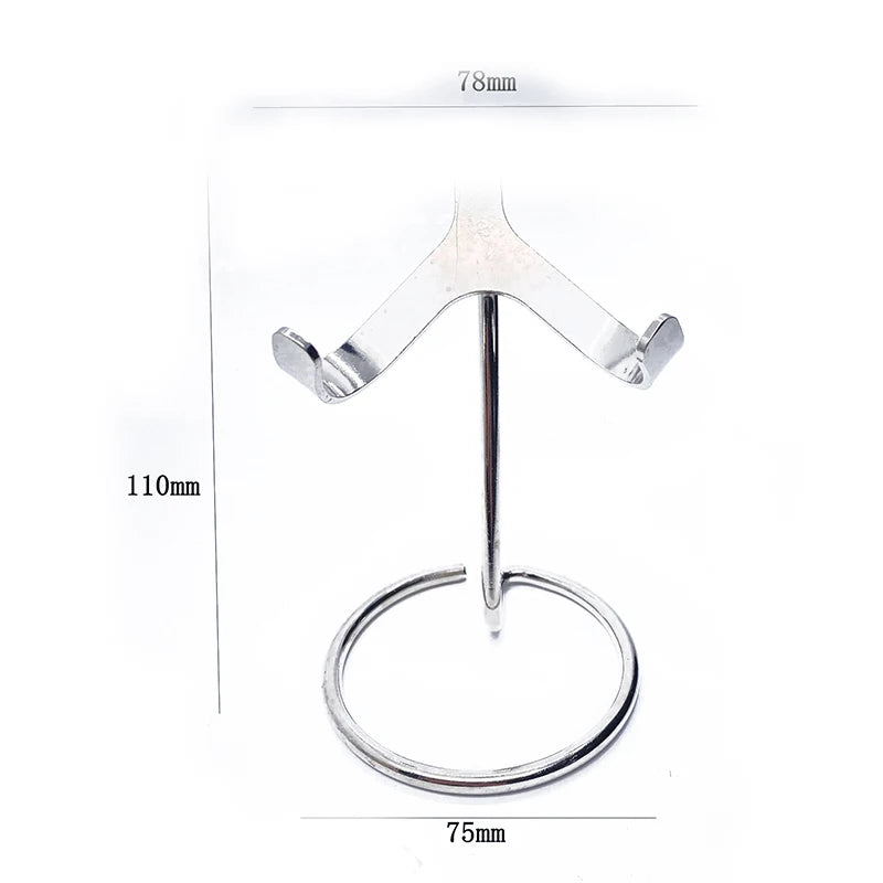 Crystal Ball Display Stand – Metal Sphere Holder for Décor Sphere Display Stand Qst L Silver