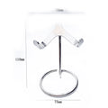Crystal Ball Display Stand – Metal Sphere Holder for Décor Sphere Display Stand Qst L Silver