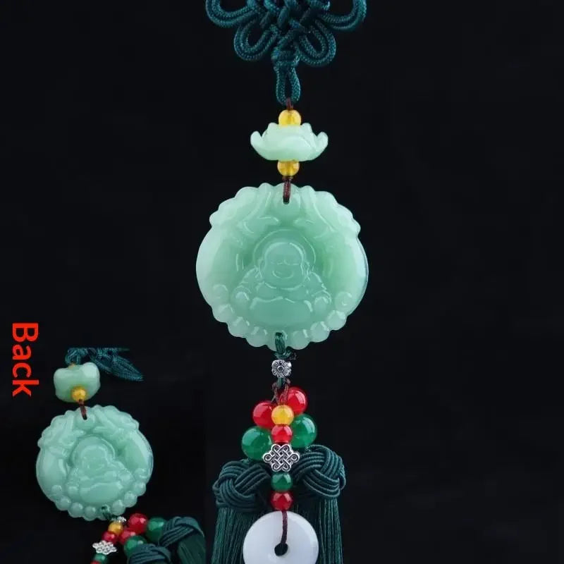 Lucky Rearview Mirror Pendant – Asian Culture Car Charm Car Mirror Pendant Qme B6