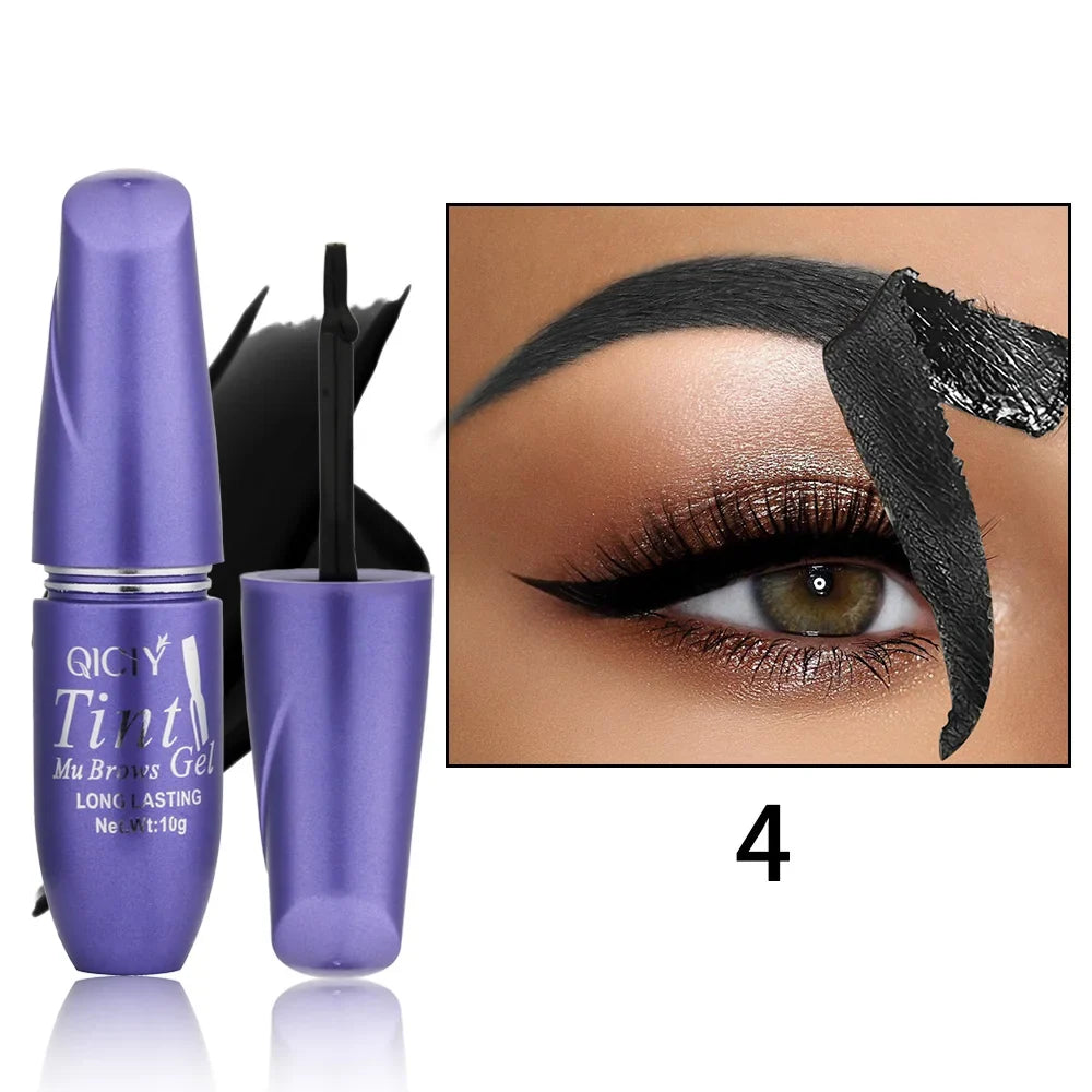 Tear-Off Eyebrow Gel | Waterproof, Sweat-Proof, Long-Lasting Eyebrow Gel Qme 4
