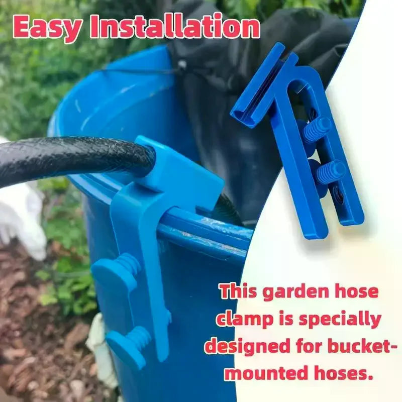 Adjustable Plastic Water Pipe Clamp – Curved Hose Holder Clip Pipe Clamp Qme