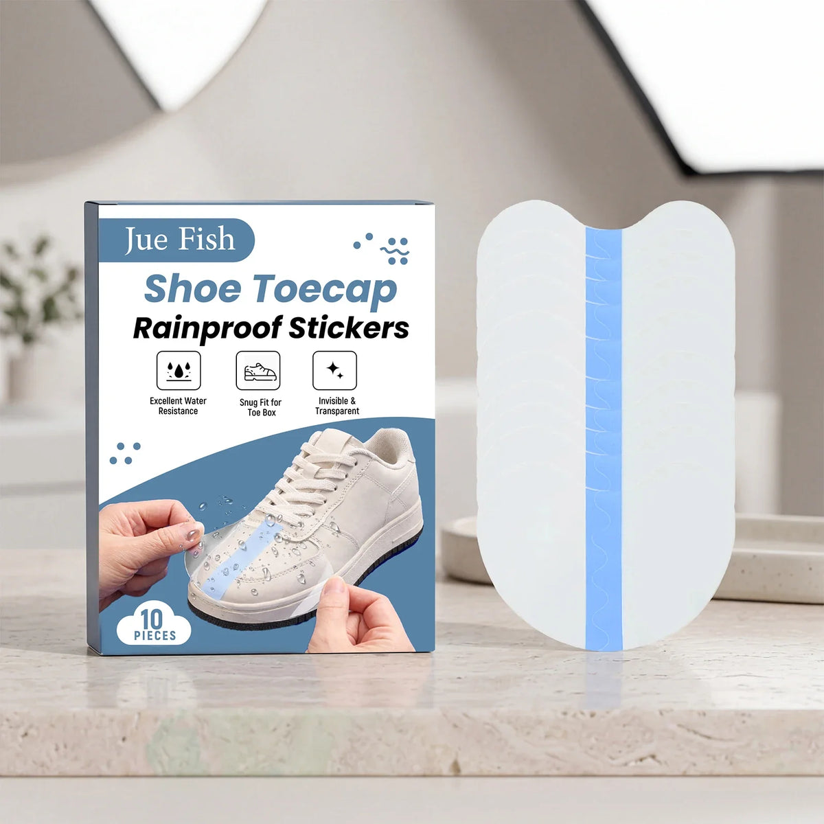 Waterproof Shoe Toe Cap Protector Sticker | Anti-Scratch Guard Shoe Toe Protector Qme