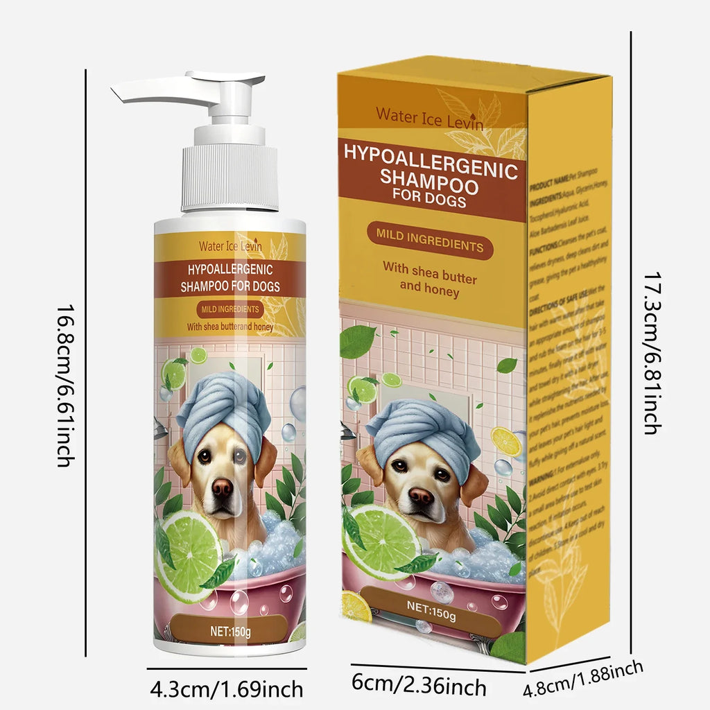 Pet Shampoo Deep Cleansing Fresh Fragrance for Cats & Dogs Pet Grooming Shampoo Qme