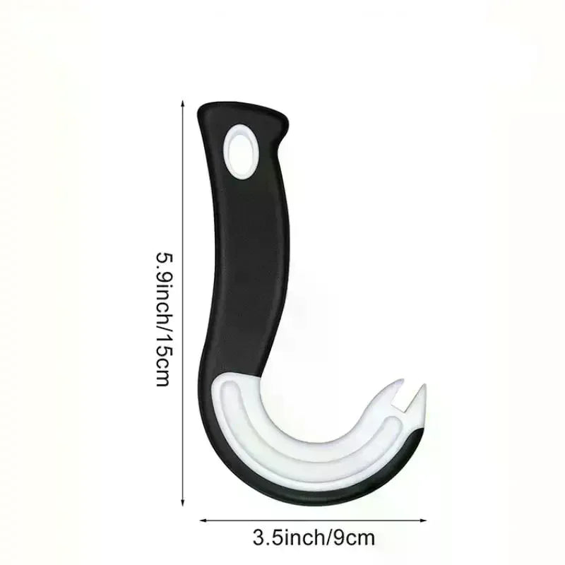 Easy-Grip Hook Can Opener – Durable Plastic, Home & Restaurant Can Opener Qme