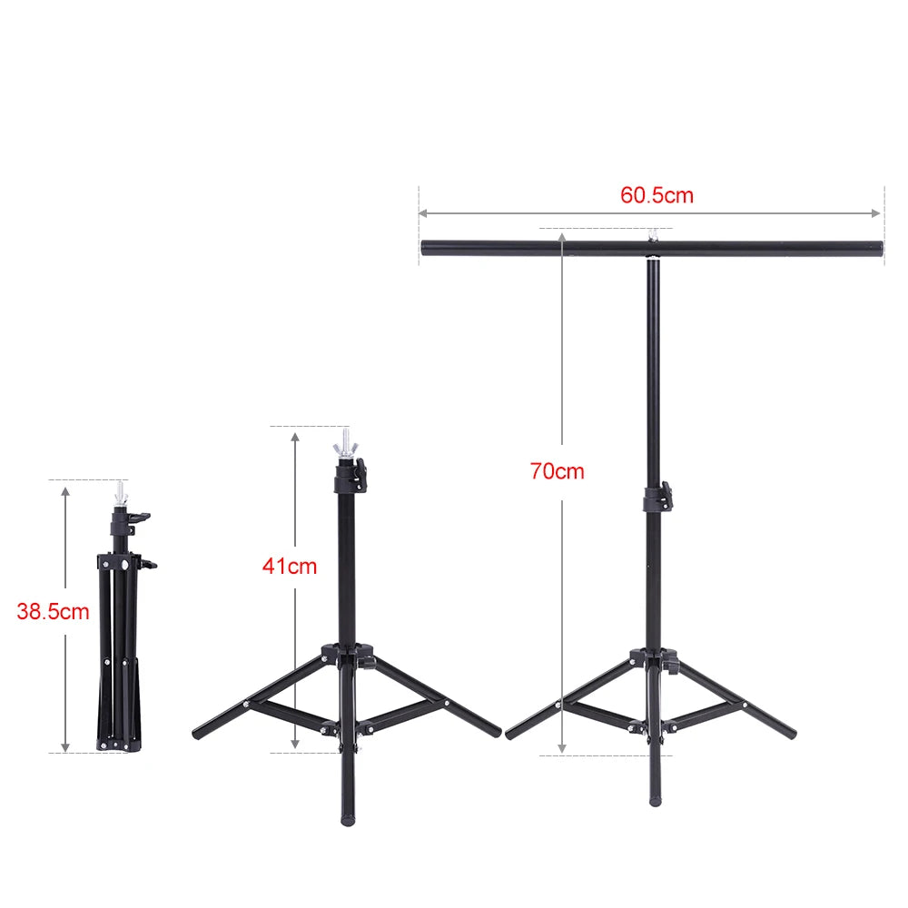 Mini Backdrop Stand Kit 60.5×70cm – Photography Studio Support Photography Backdrop Stand Qst