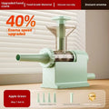 Manual Sausage Stuffer & Meat Grinder Filling Maker + Tubes Sausage Stuffer Qme Light green