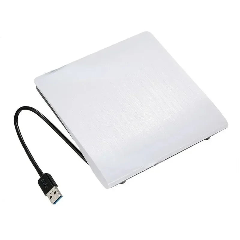 Slim Portable External USB 3.0 DVD/CD Burner Drive External Optical Drive Qme