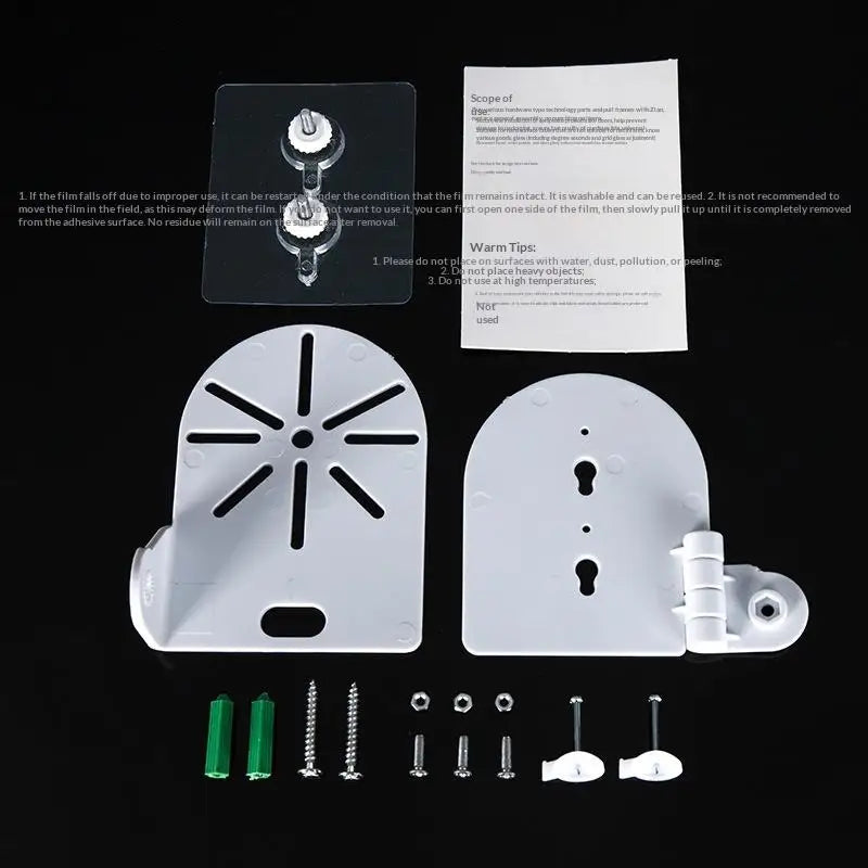 L-Shape Wall Mount Camera Bracket Glue Base PTZ | Acrylic Camera Wall Bracket Qme