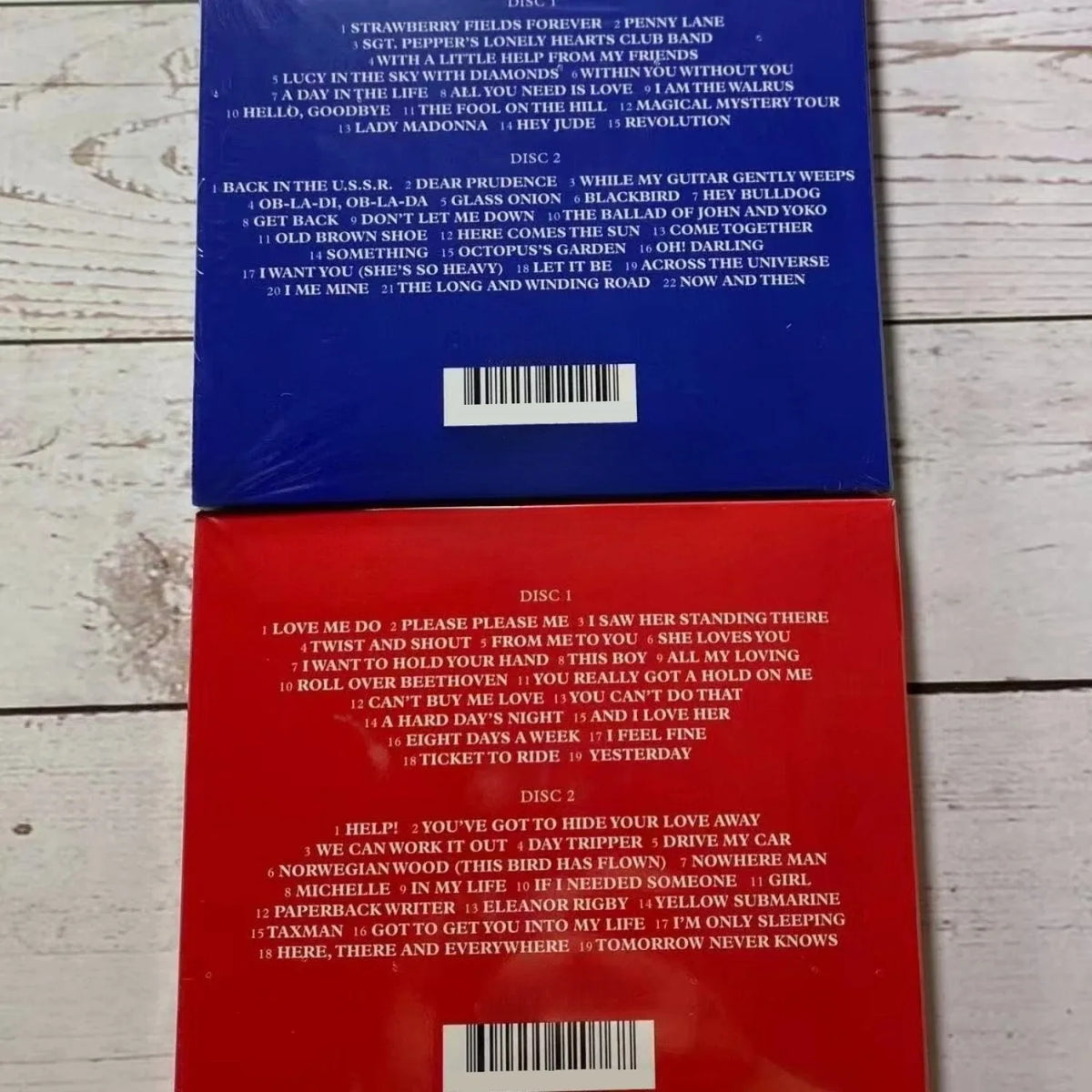Timeless British Rock Expanded Compilation – Dual Blue & Red Covers Music Compilation Set Qme