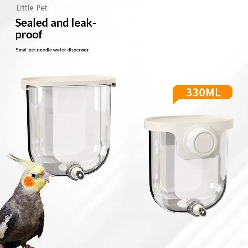 Hanging Bird Water Feeder for Parrot & Myna – No-Drip Bird Water Feeder Qme