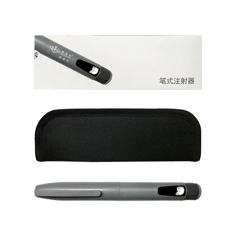 Reusable Adjustable 3ml Injection Pen – ISO 11608-3 Compliant Injection Pen Device Qst GRAY