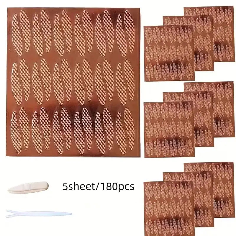 Lace Mesh Teardrop Eyelid Tape – Invisible Double Fold Sticker Eyelid Tape Qme