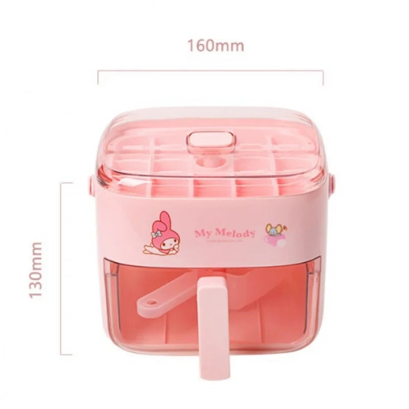 Hello Kitty Kuromi Ice Cube Tray Large Capacity Push Button Ice Cube Tray Mold Qme