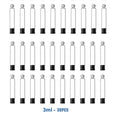 3ml Glass Pen Cartridges 10–100 Pack | V1 & V2 Compatible Glass Pen Cartridges Qst 30pcs