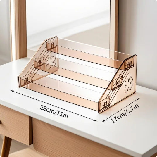 High-Capacity Essential Oil & Nail Polish Display Stand Rack Cosmetic Display Rack Qme