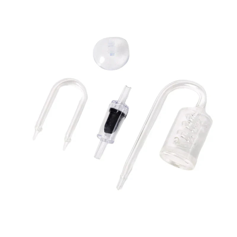 Glass CO2 Diffuser & Bubble Counter for Planted Aquariums Aquarium CO2 Diffuser Qme