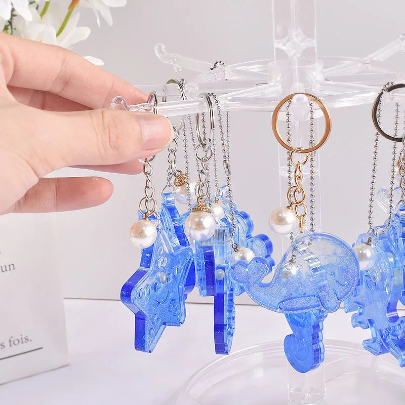 Ocean Series Fish & Seashell Silicone Resin Mold for Earrings Silicone Resin Mold Qme