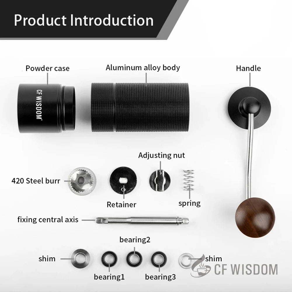 Premium Manual Coffee Grinder Gift Box – 6 Colors Manual Coffee Grinder Qme