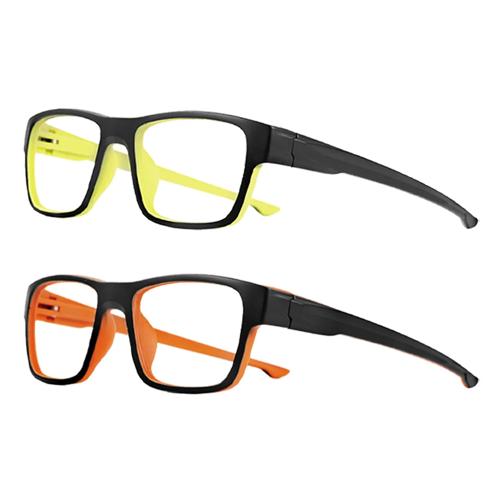 VOPHA 2-Pack Anti Blue Light Reading Glasses Men & Women Reading Glasses Qst Orange Yellow +300