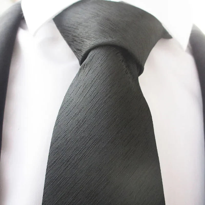 Wide Jacquard Twill Necktie | Classic Formal Polyester Tie Formal Necktie Qme