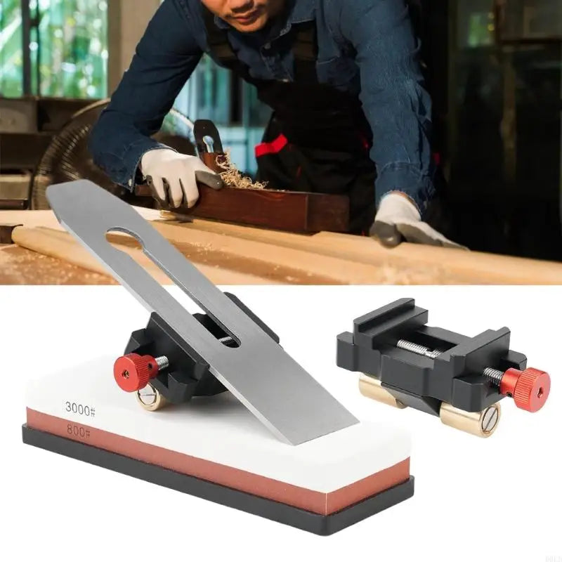 Adjustable Honing Guide Sharpening Jig – 4-Cutter Aluminum & Steel Honing Sharpening Jig Qme