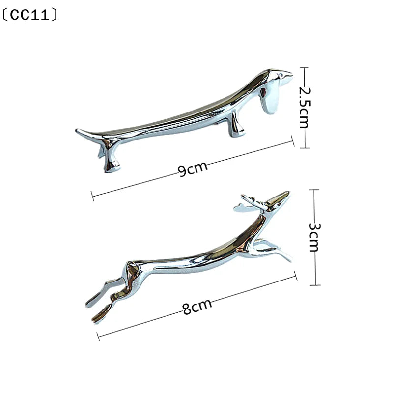 Deer-Shaped Chopstick Rest | Zinc Alloy Cutlery Rack Chopstick Rest Qme